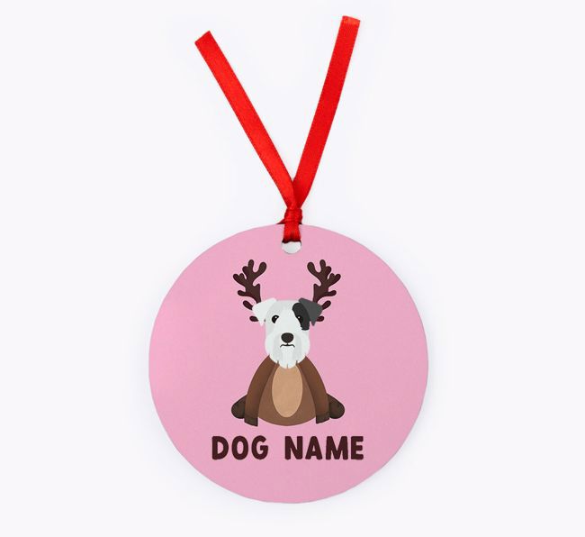 Reindog: Personalised {breedFullName} Christmas Decoration